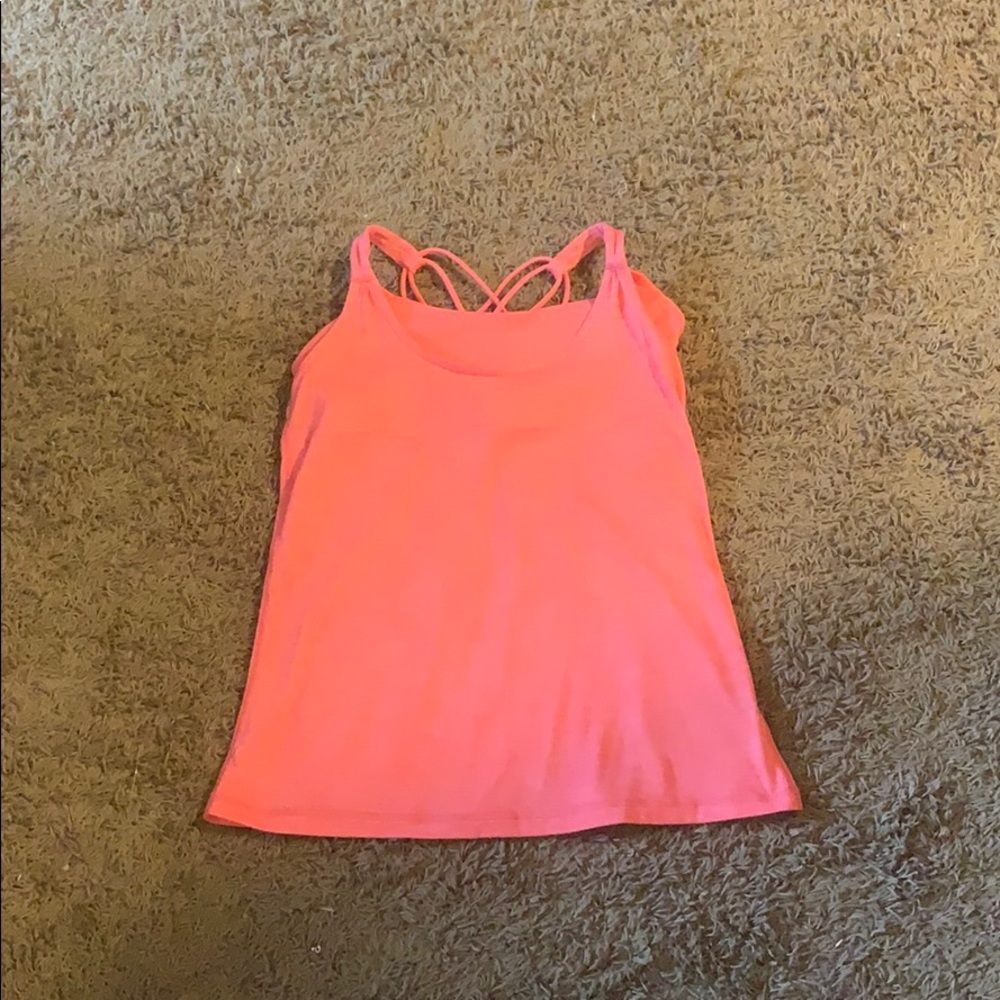 Lululemon tank top connected to sports bra